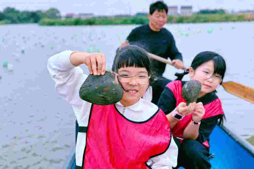 苏州三六六社会实践户外拓展探索自然生命蚌壳中的奥秘体验活动